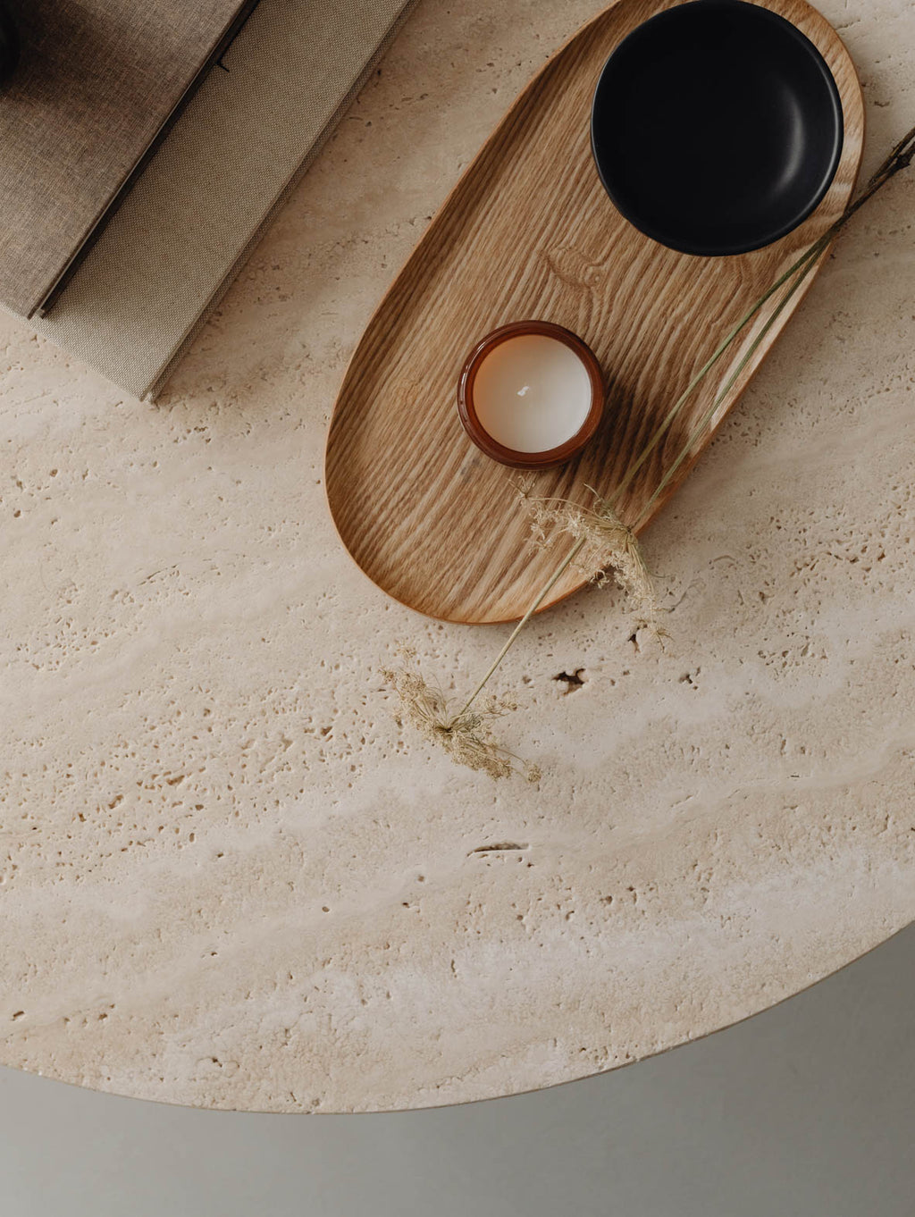 Stolik kawowy GRUFF Travertine L