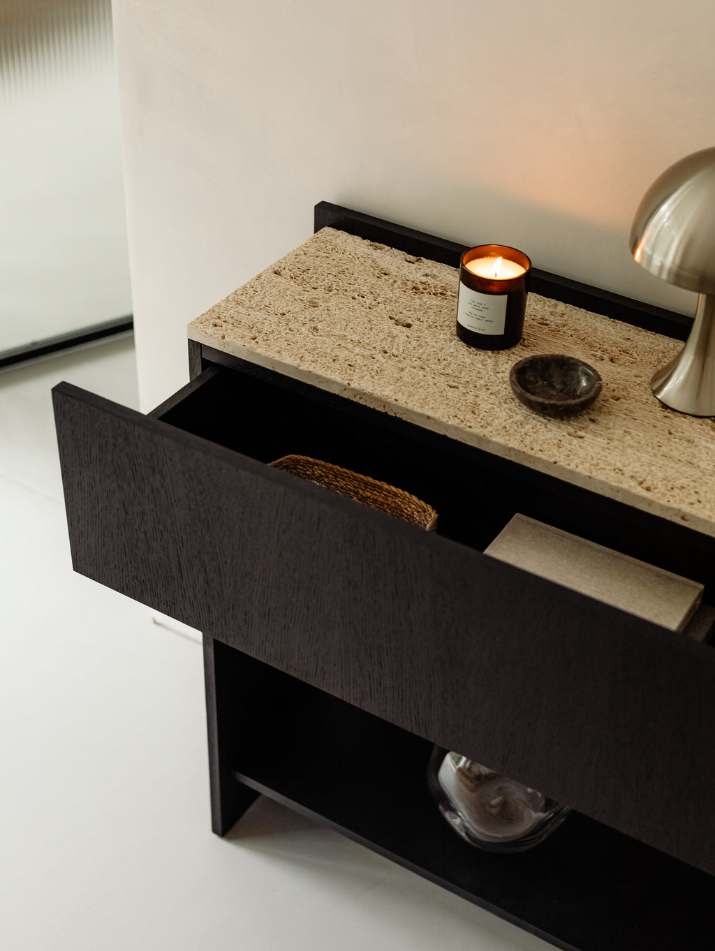 ORIA console with drawer