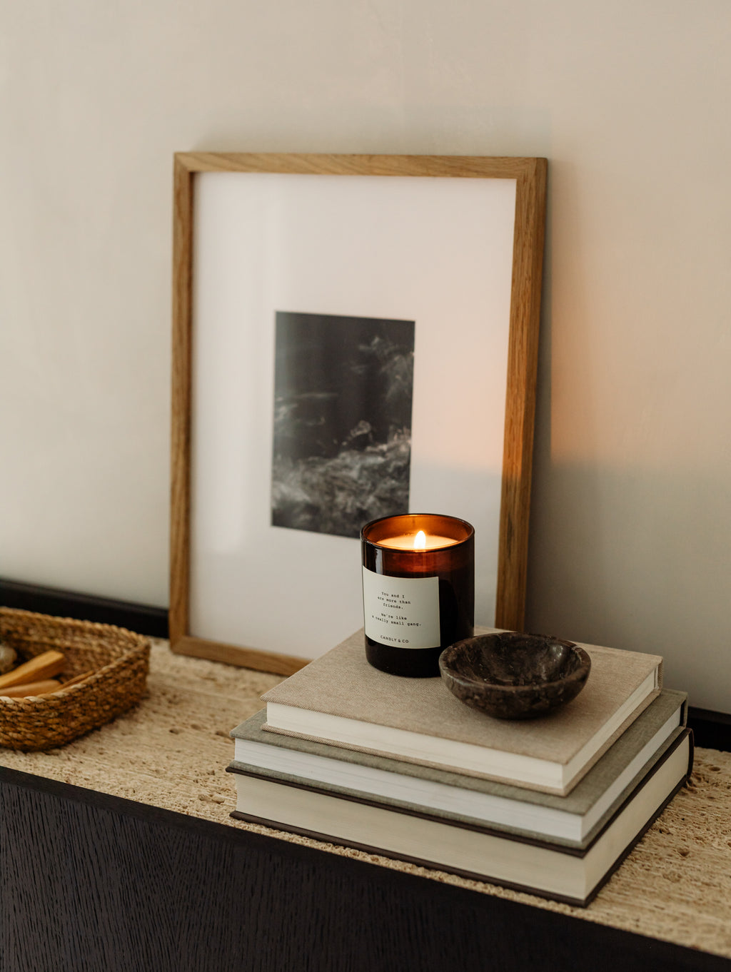 ORIA console with drawer
