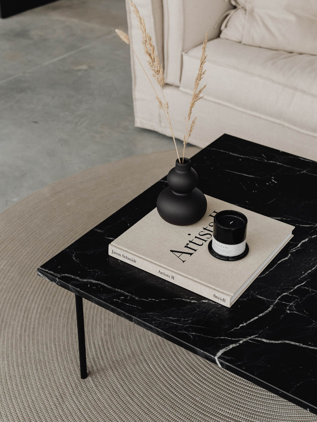 Kwadratowy stolik kawowy BRUSHH