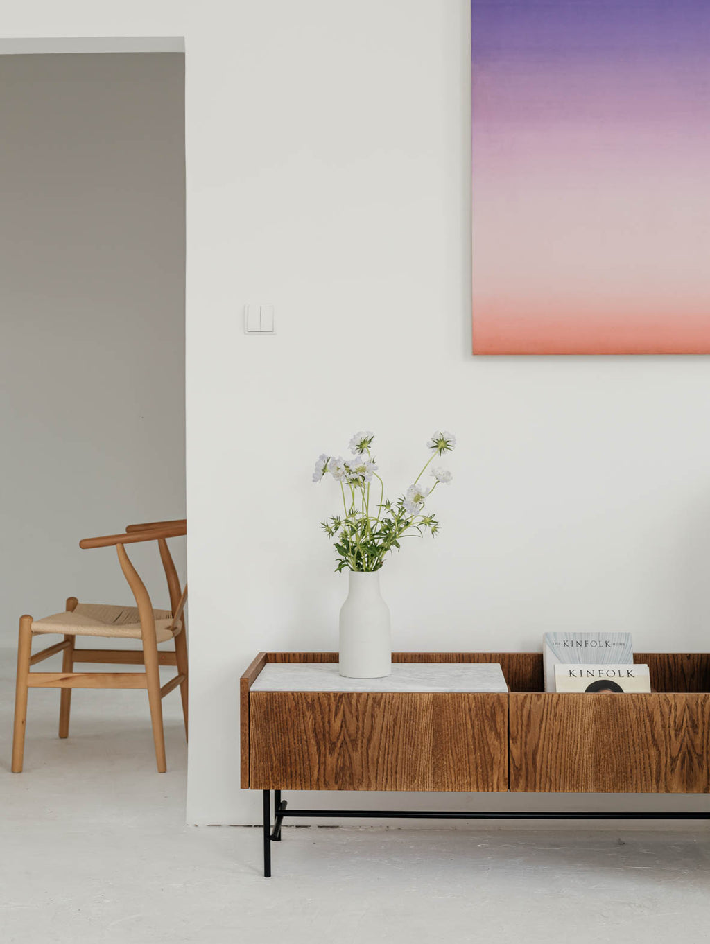 Niska komoda z drewna FORST SIDEBOARD