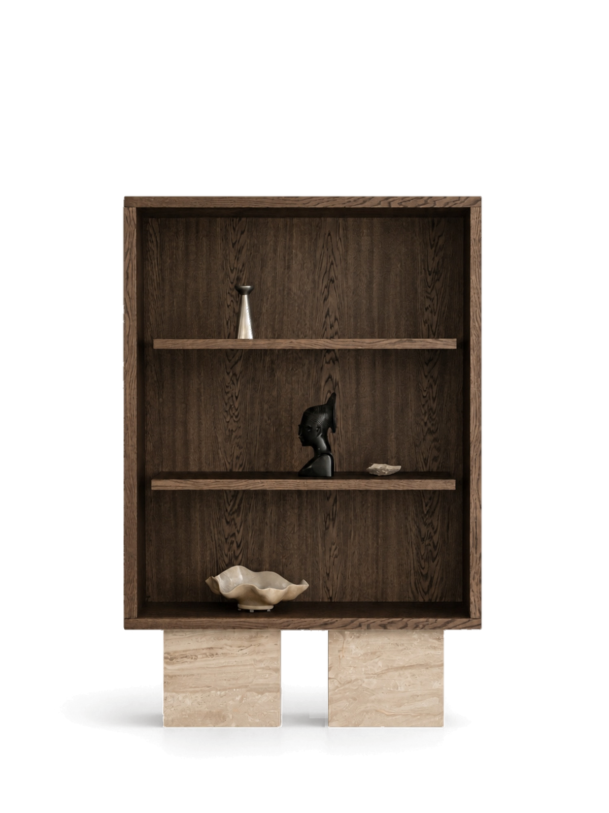 Oak Wood BLOCK Cabinet