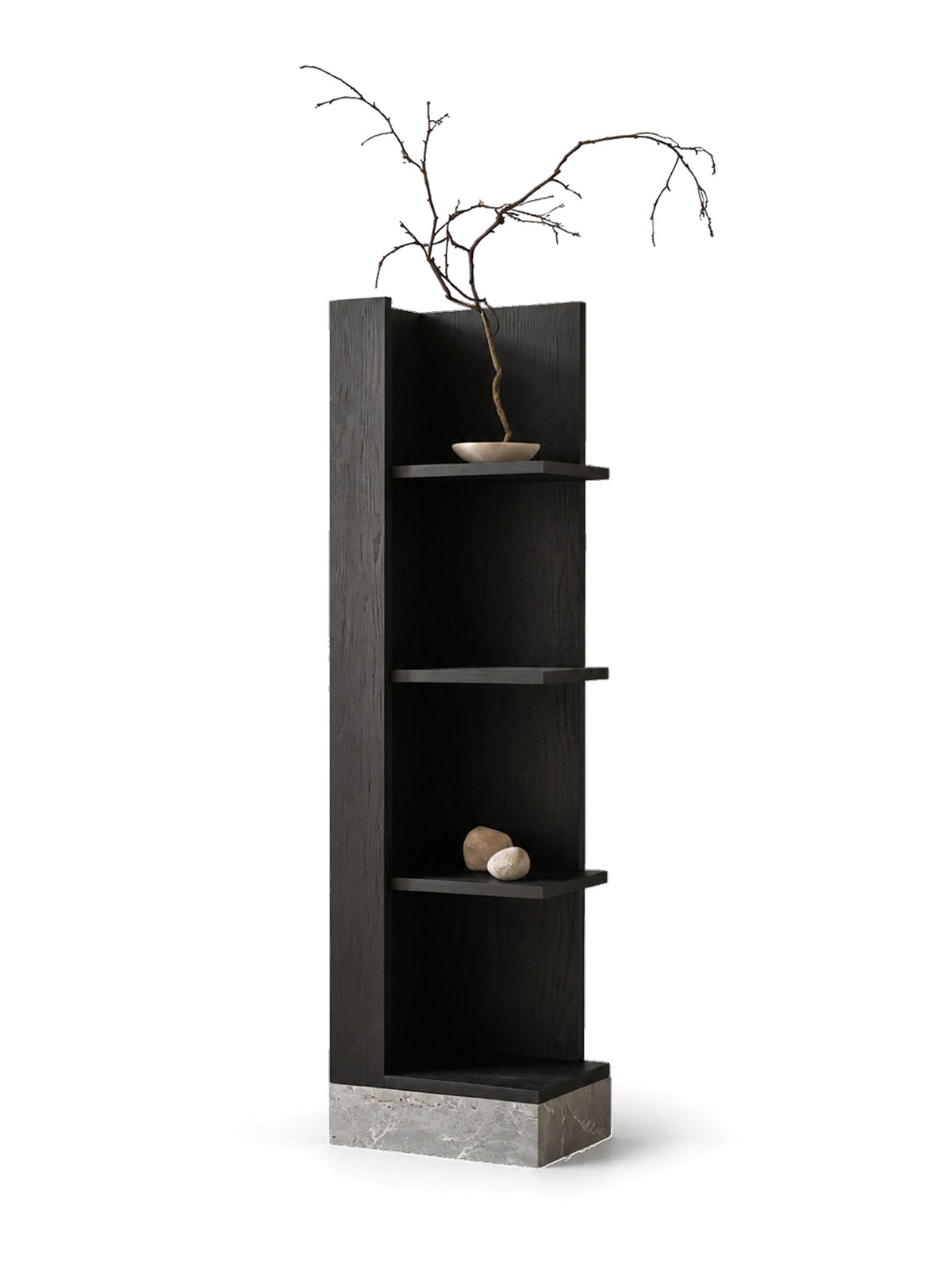 CONE wooden corner shelf