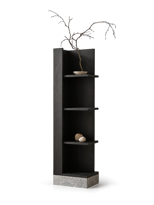 CONE wooden corner shelf