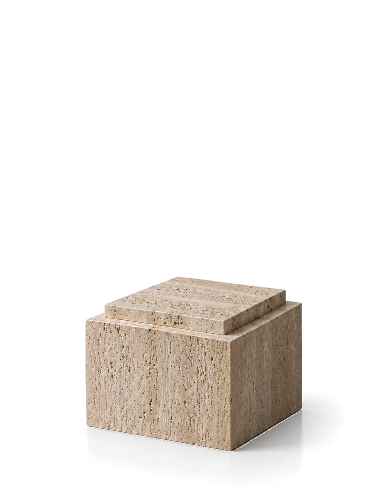BARI travertine coffee table