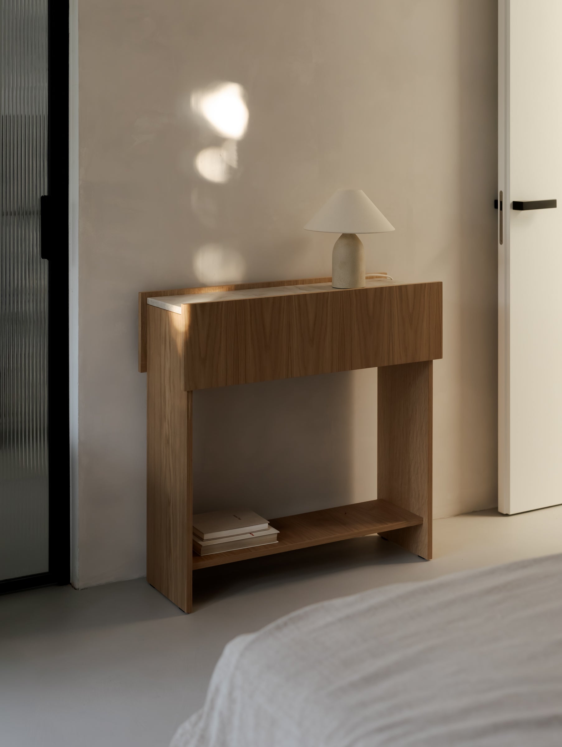 ORIA console with drawer