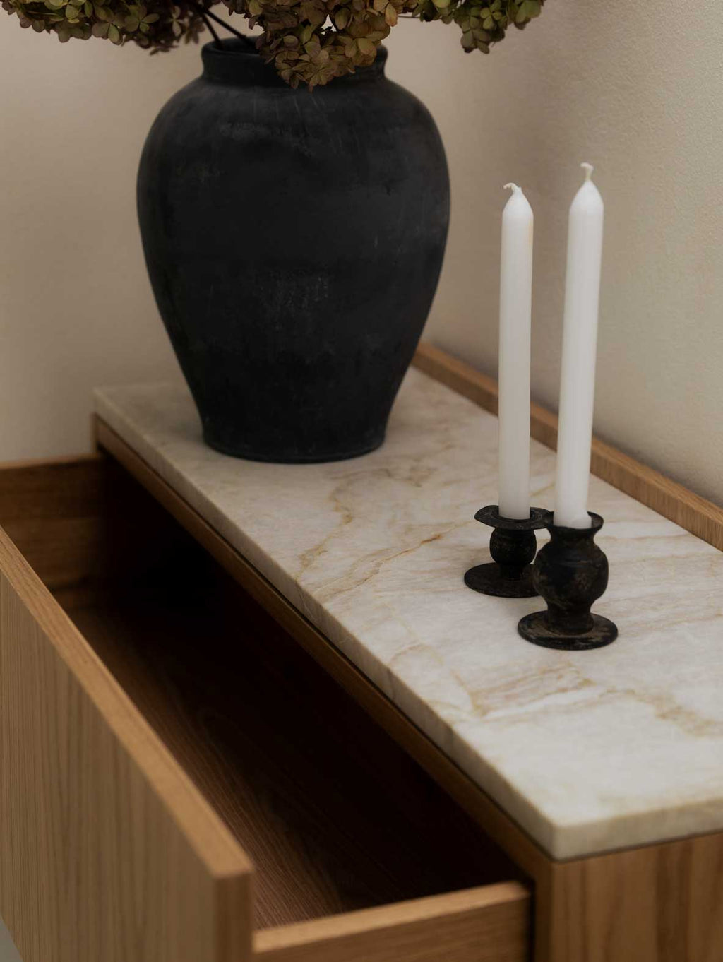 ORIA console with drawer